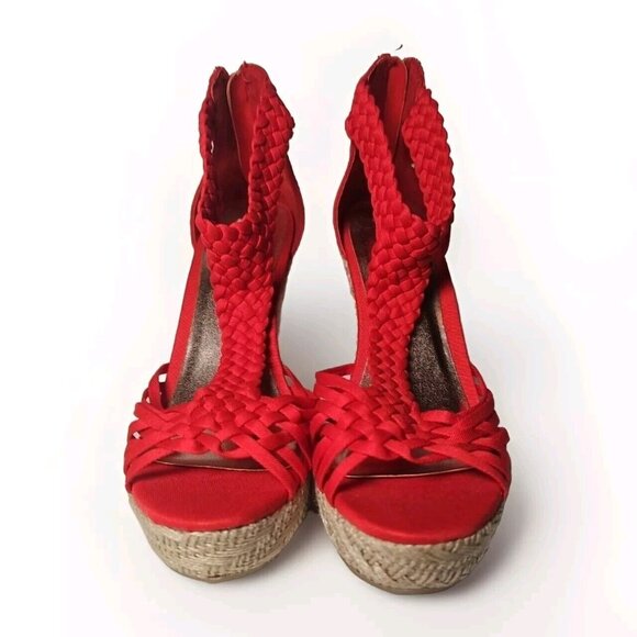 Steve Madden Wedge Spadrille  Sandals Size 7.5 - Picture 8 of 8